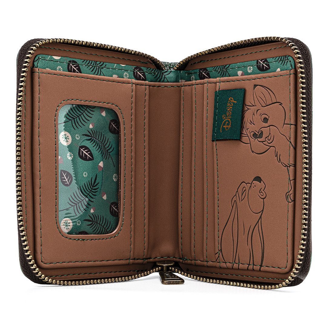 Disney Fox and the Hound Copper and Todd Zip-Around Wallet