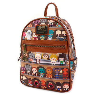 Loungefly x Star Wars Cantina Faux-Leather Mini Backpack - SIDE