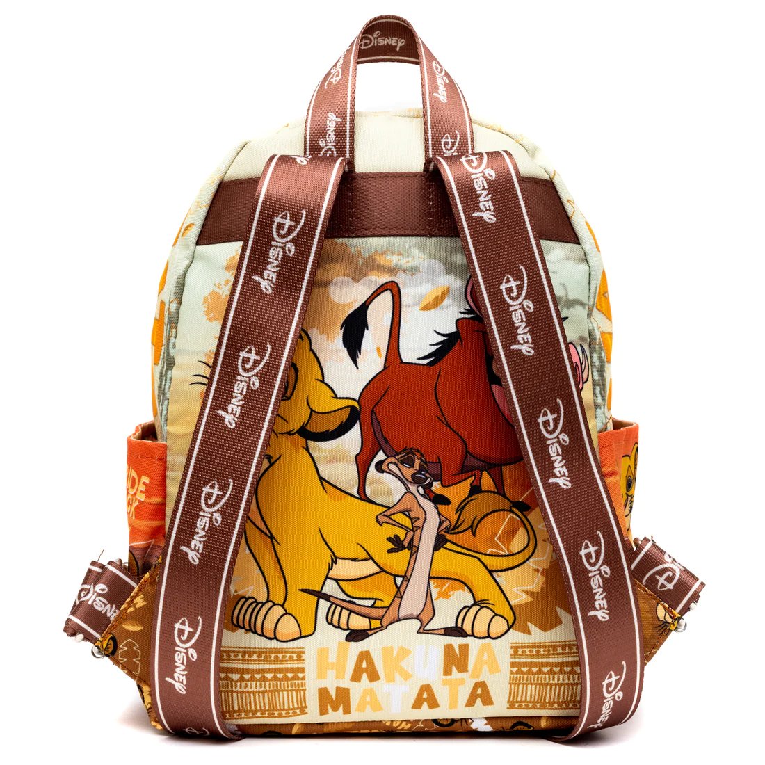 disney mini backpack lion king Loungefly Exclusive Triple Pocket Three Friends Cordy's Corner adding a dynamic touch to the design The Lion King 30th Anniversary
