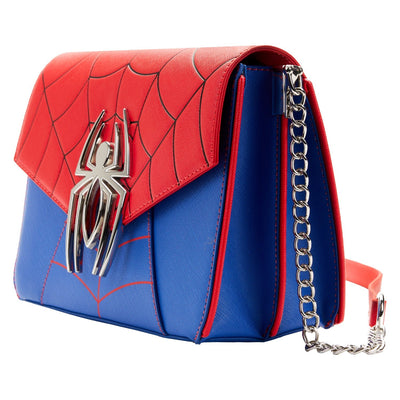 Loungefly Marvel Spider Man Color Block Crossbody -  Side View