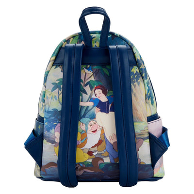 Loungefly Disney Snow White Scenes Mini Backpack  - Back