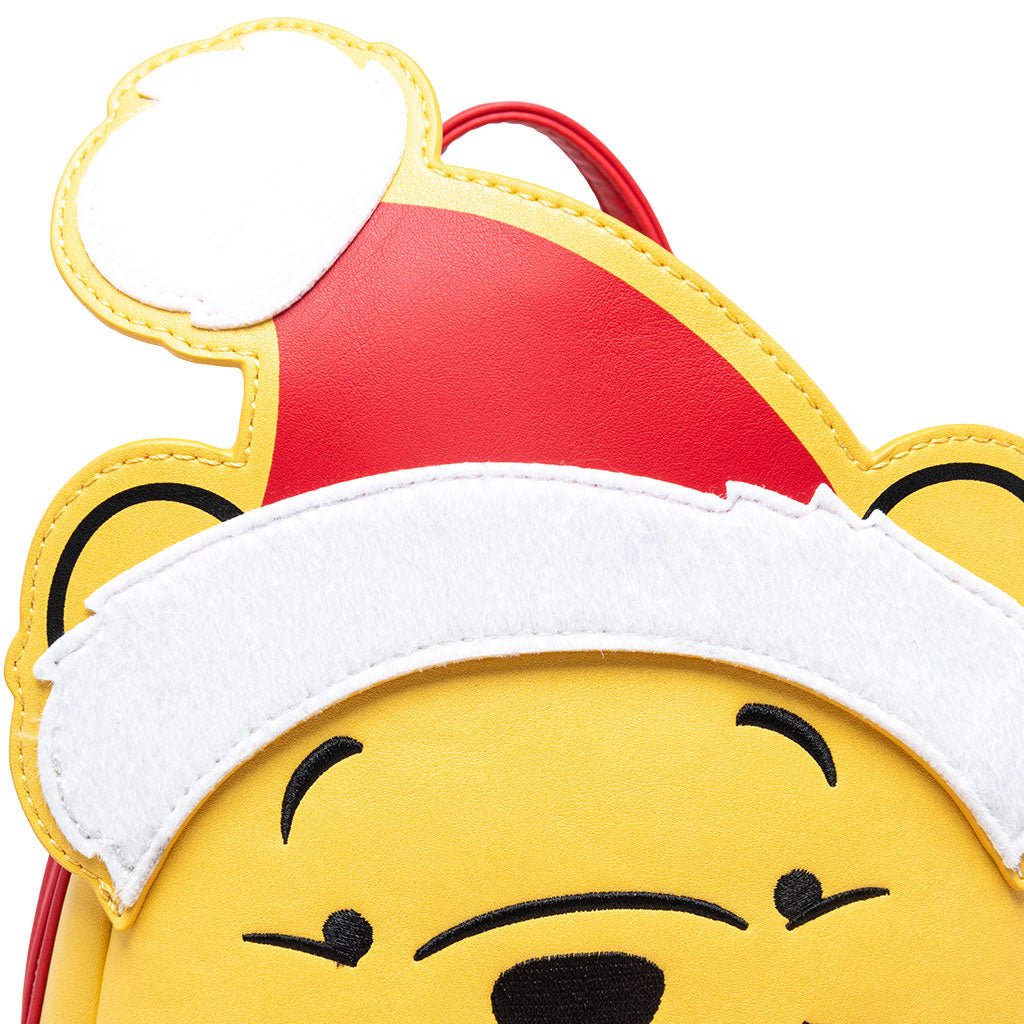 707 Street Exclusive - Loungefly Disney Santa Winnie the Pooh Cosplay Mini Backpack - Santa Hat Applique