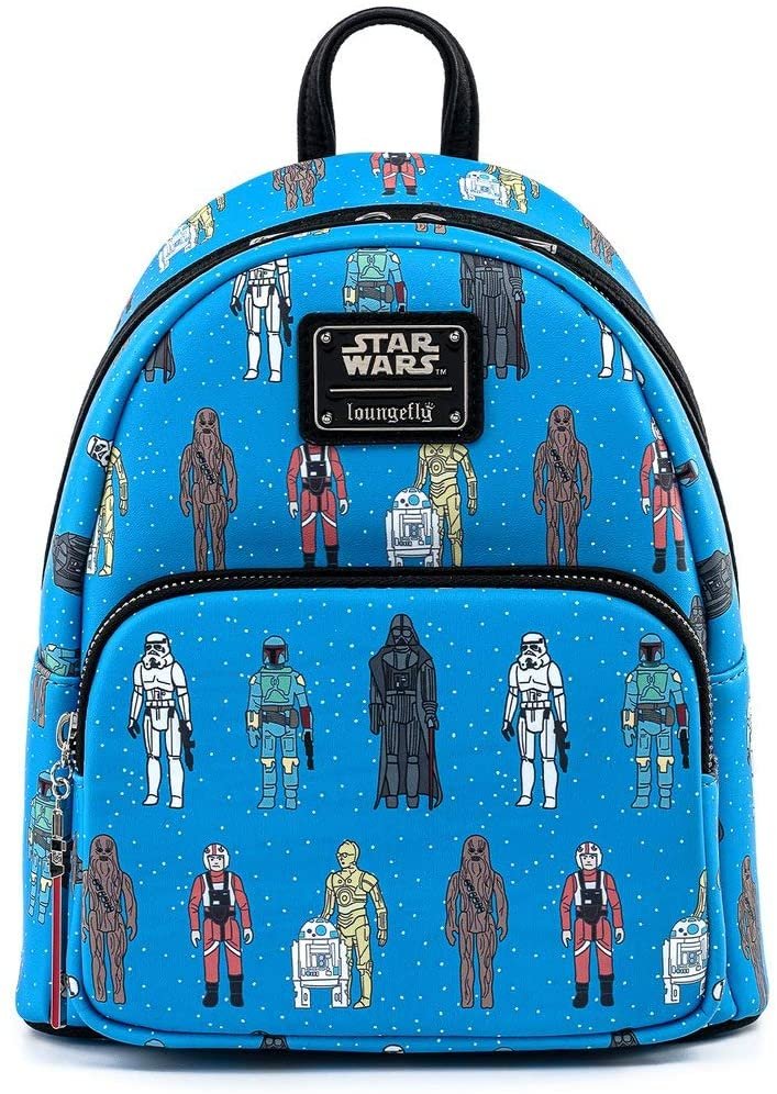Star Wars Action Figures Allover Print Mini Backpack