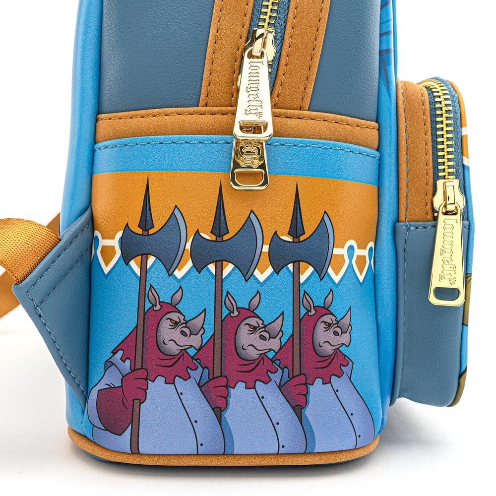 Loungefly x Disney Robin Hood Archery Tournament Mini Backpack - SIDE DETAIL