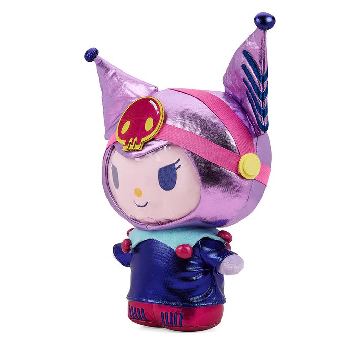 Kidrobot Sanrio 13" Kuromi Arcade Gamer Plush Toy - Side View