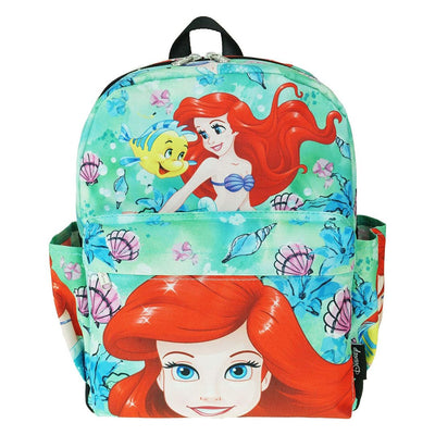 WondaPop Disney The Little Mermaid Ariel and Flounder Nylon Mini Backpack - Front