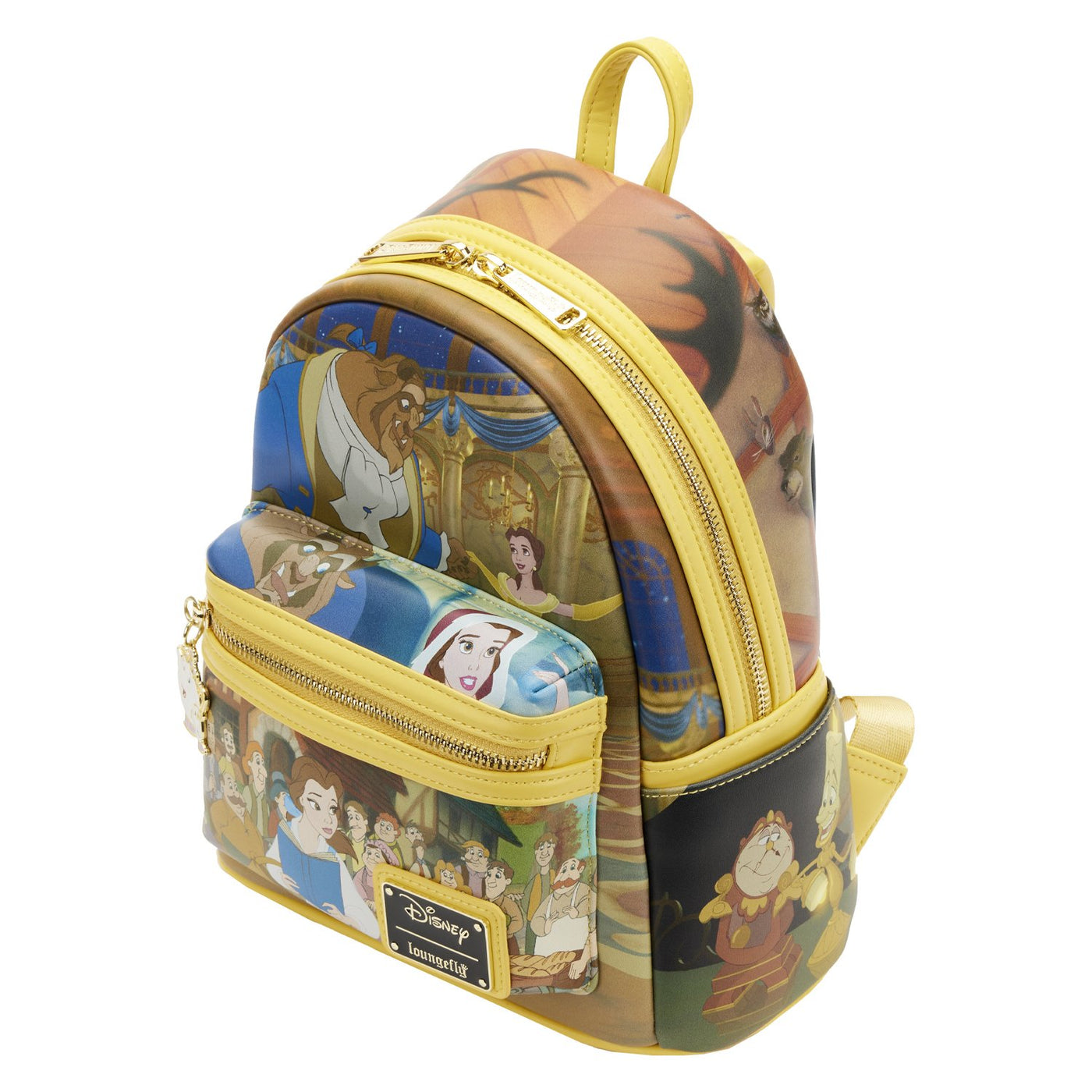 Loungefly Disney Beauty and the Beast Belle Princess Scene Mini Backpack - Top View