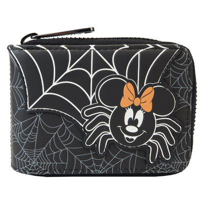 Loungefly Disney Minnie Mouse Spider Accordion Wallet - Front