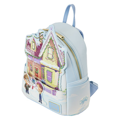 Loungefly Disney Pixar Up House Christmas Lights Mini Backpack - Top View