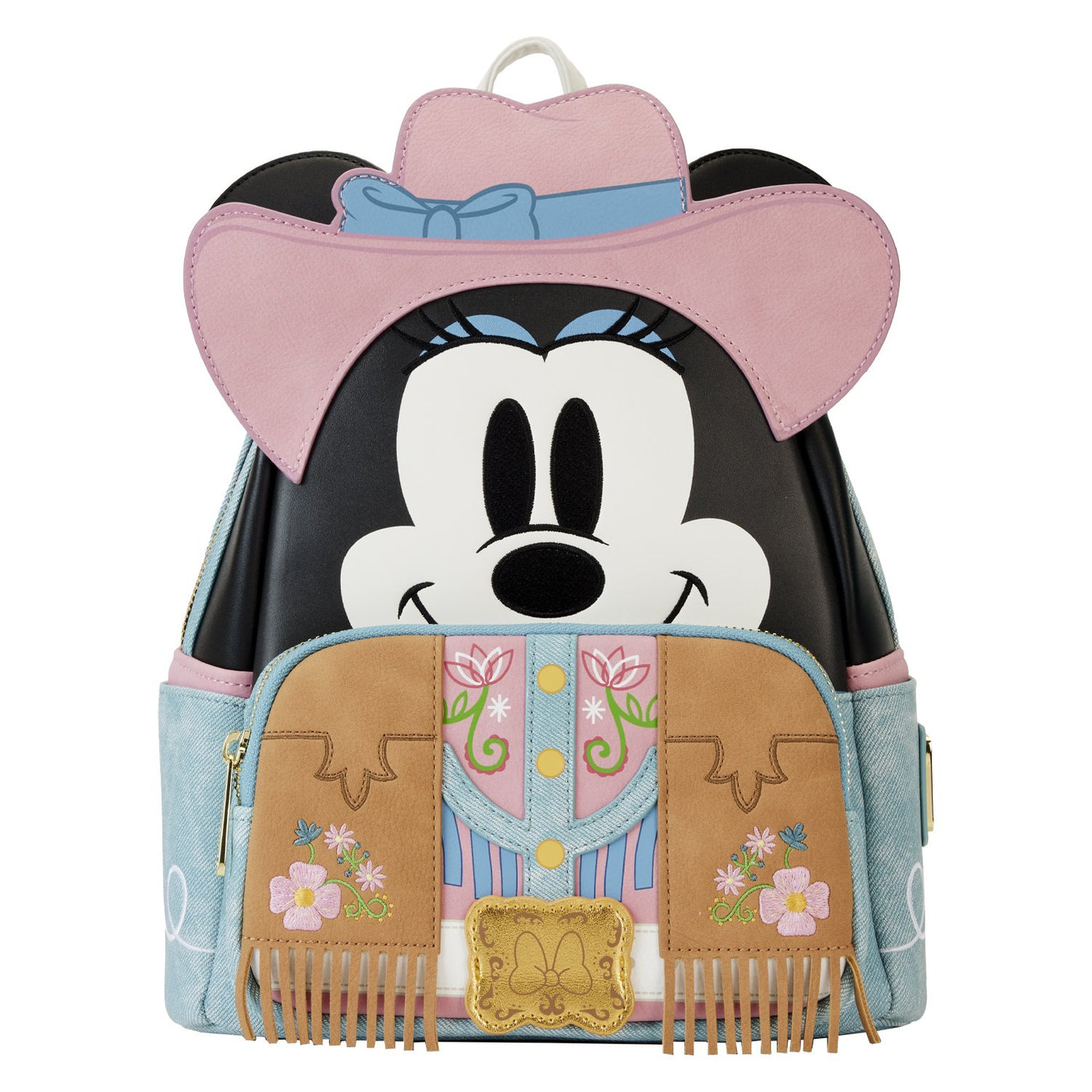 Loungefly Disney Western Minnie Mouse Cosplay Mini Backpack - Front