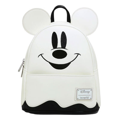 Loungefly Disney Ghost Mickey Halloween Glow in the Dark Mini Backpack - Front