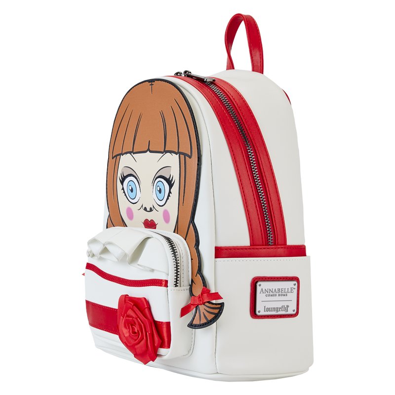Loungefly Warner Brothers Annabelle Cosplay Mini Backpack - Side View
