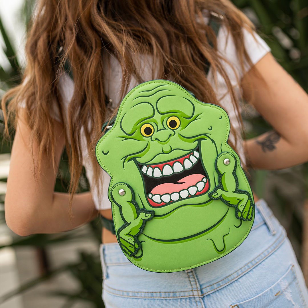 Loungefly Ghostbusters Slimer Convertible Backpack - IRL 01