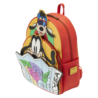 671803456297 - Loungefly Disney Goofy Movie Road Trip Mini Backpack - Top View