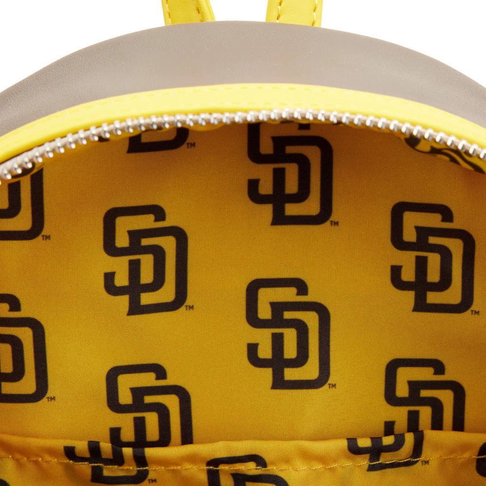 Loungefly MLB San Diego Padres Patches Mini Backpack - Interior Lining