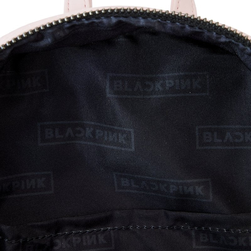 Loungefly Blackpink Allover Print Heart Mini Backpack - Interior