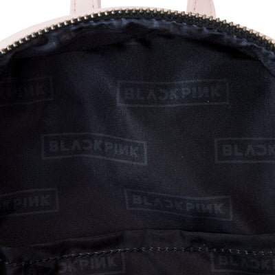 Loungefly Blackpink Allover Print Heart Mini Backpack - Interior
