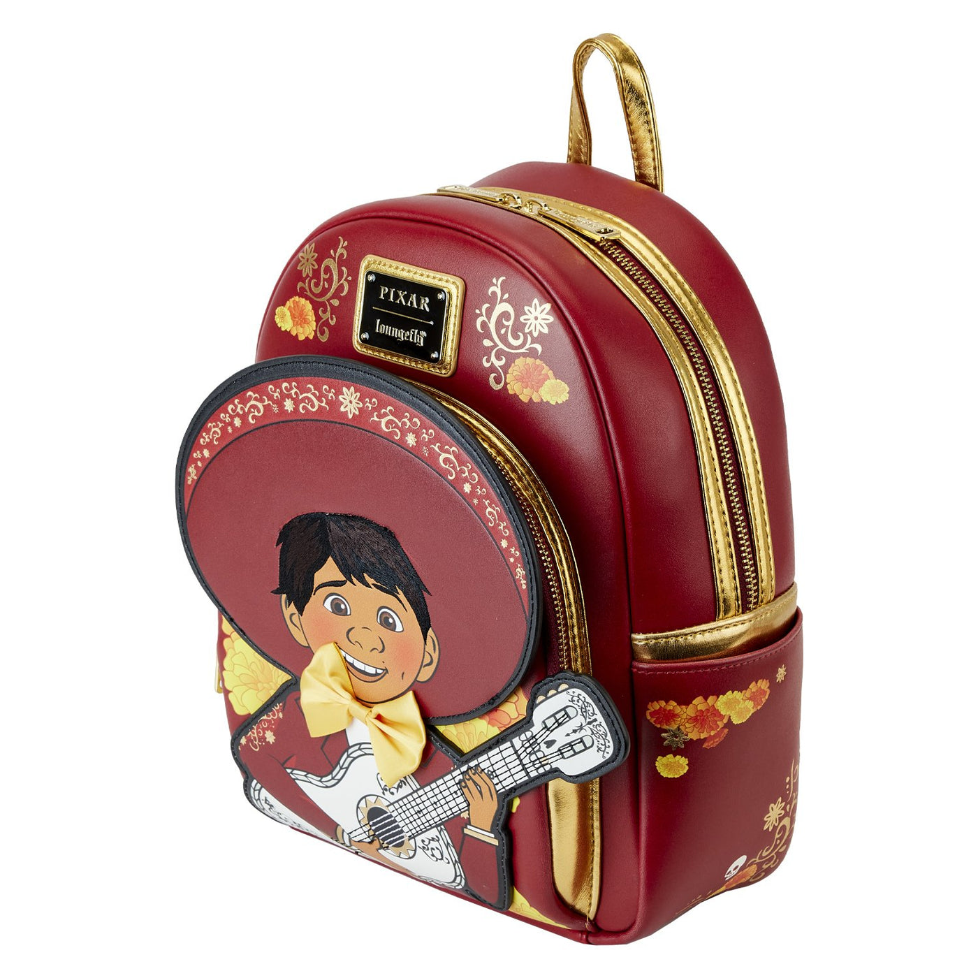 Loungefly Disney Pixar Coco Miguel Cosplay Mini Backpack - Top View
