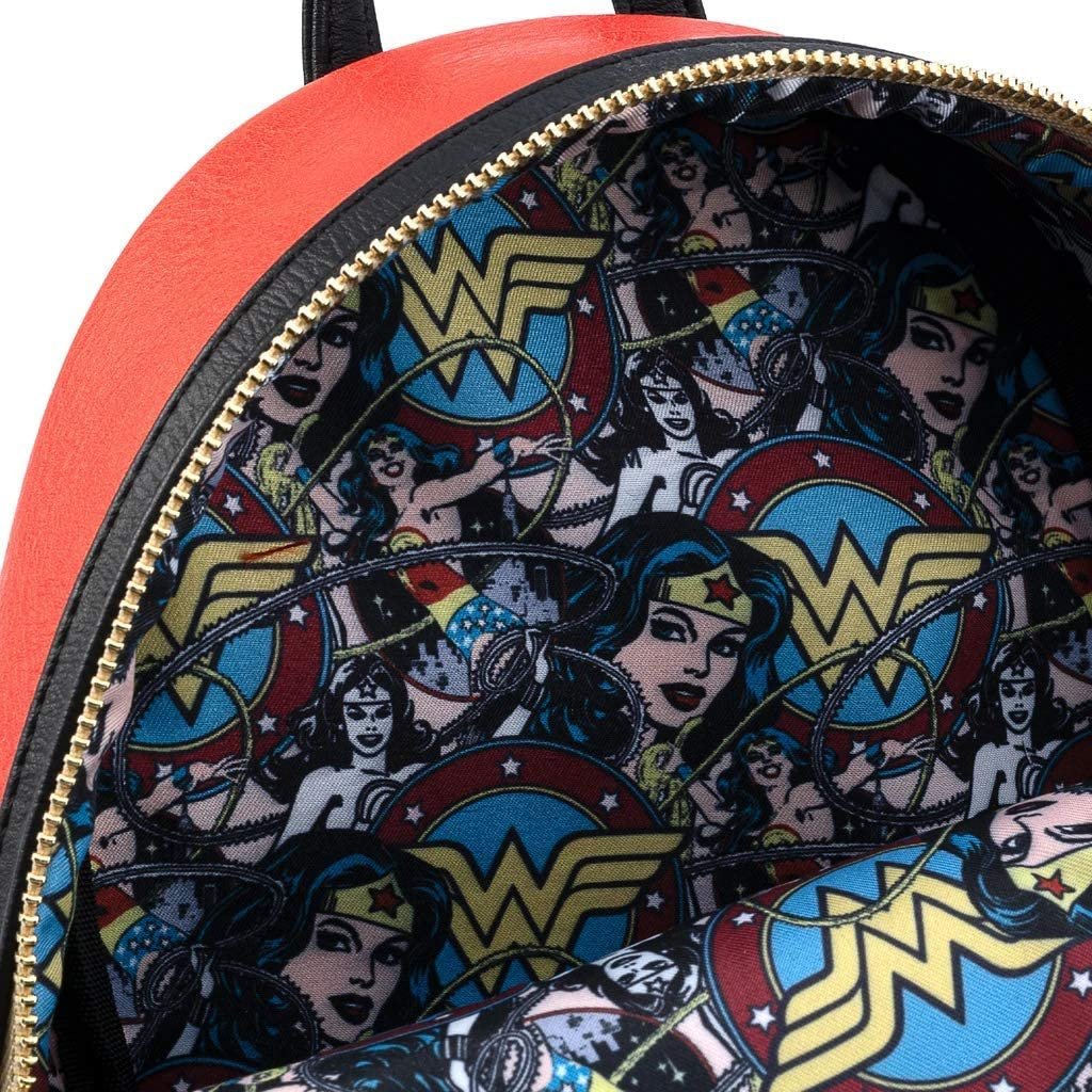 DC Comics Vintage Wonder Woman Cosplay Mini Backpack