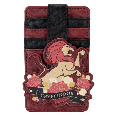 Loungefly Warner Brothers Harry Potter Gryffindor House Tattoo Card Holder - Front