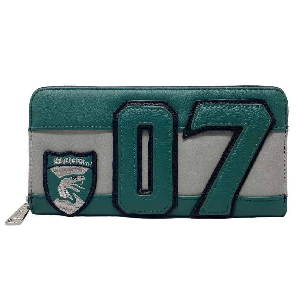 707 Street Exclusive - Loungefly Harry Potter Draco Malfoy #7 Cosplay Zip-Around Wallet - Front