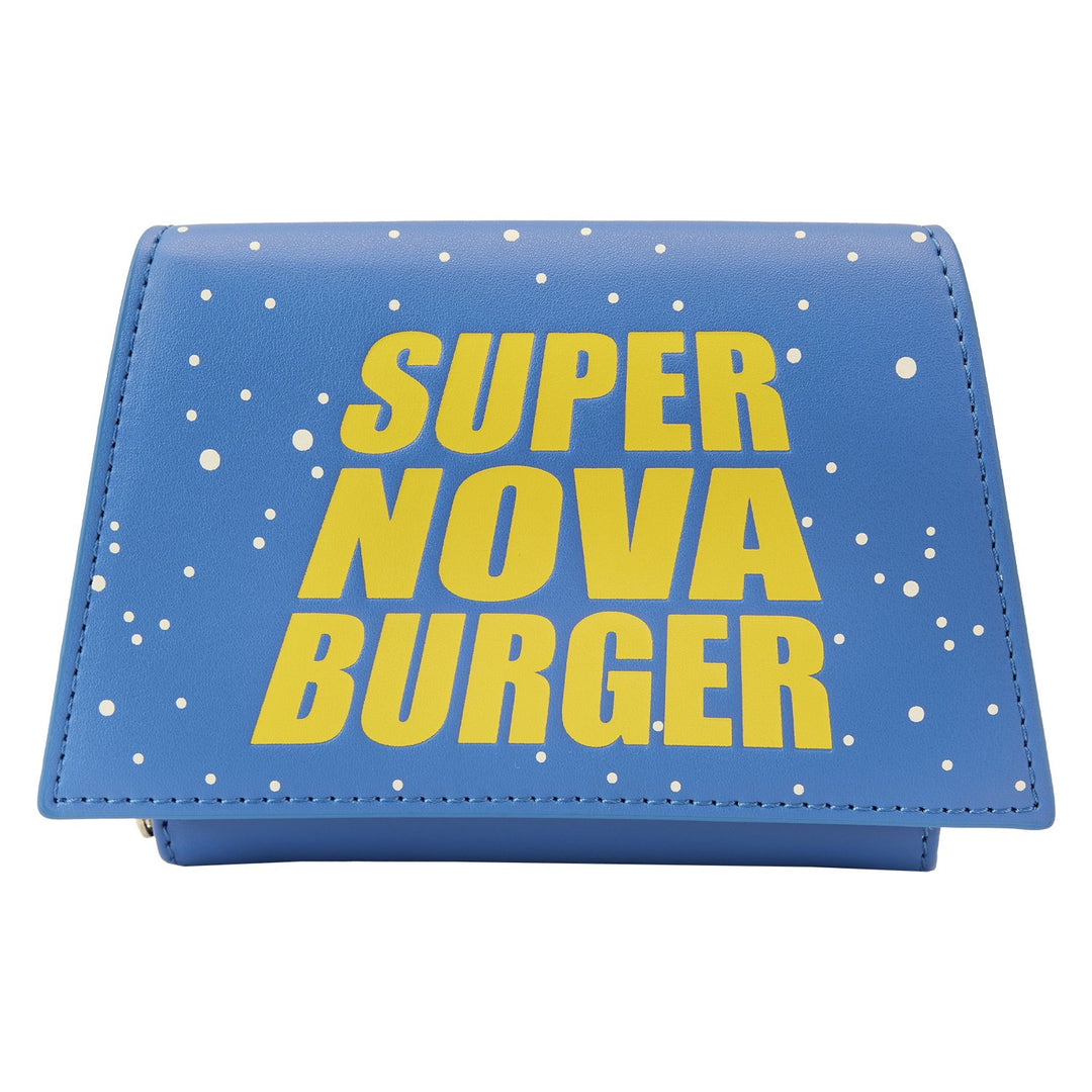 Loungefly Pixar Toy Story Pizza Planet Super Nova Burger Wallet - Front - 671803391642