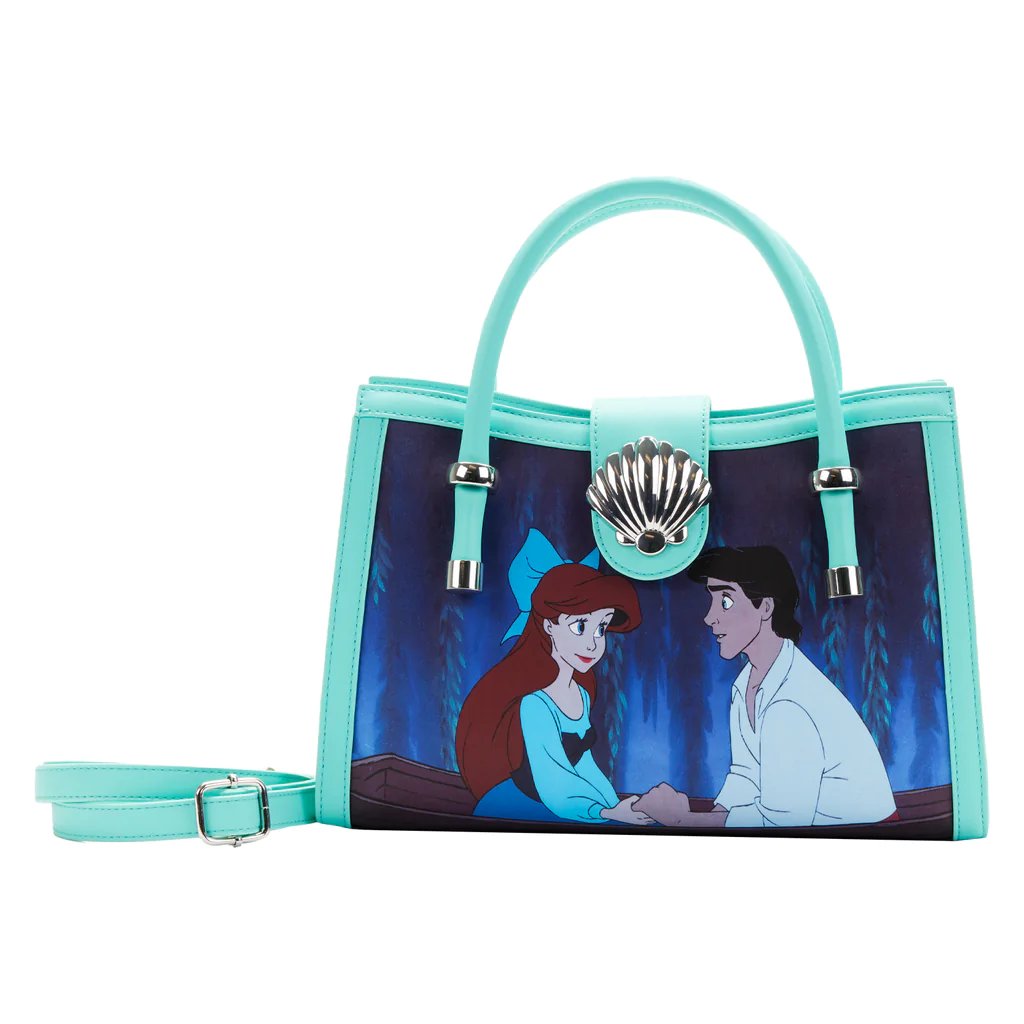 Loungefly Disney The Little Mermaid Princess Scenes Series Crossbody -  Front