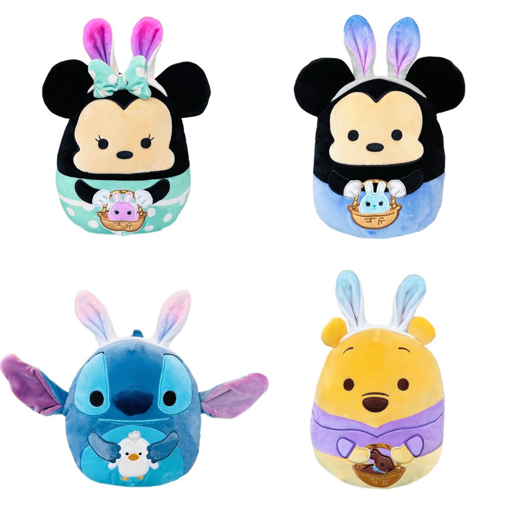 Squishmallows Disney Easter 8" Stitch Easter Bunny Plush Toy - Collection