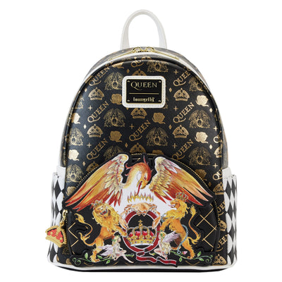 Loungefly Queen Logo Crest Mini Backpack - Front