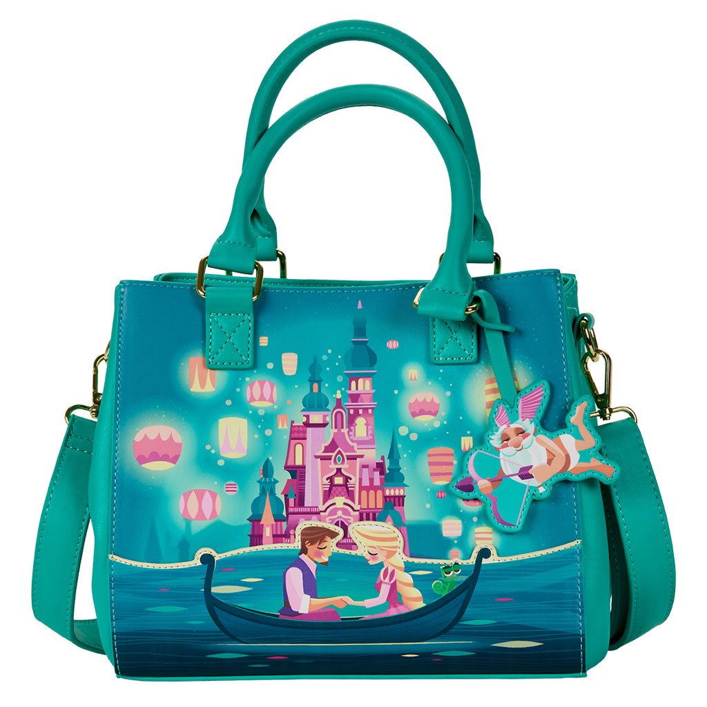 Loungefly Disney Tangled Princess Castle Series Crossbody - Front