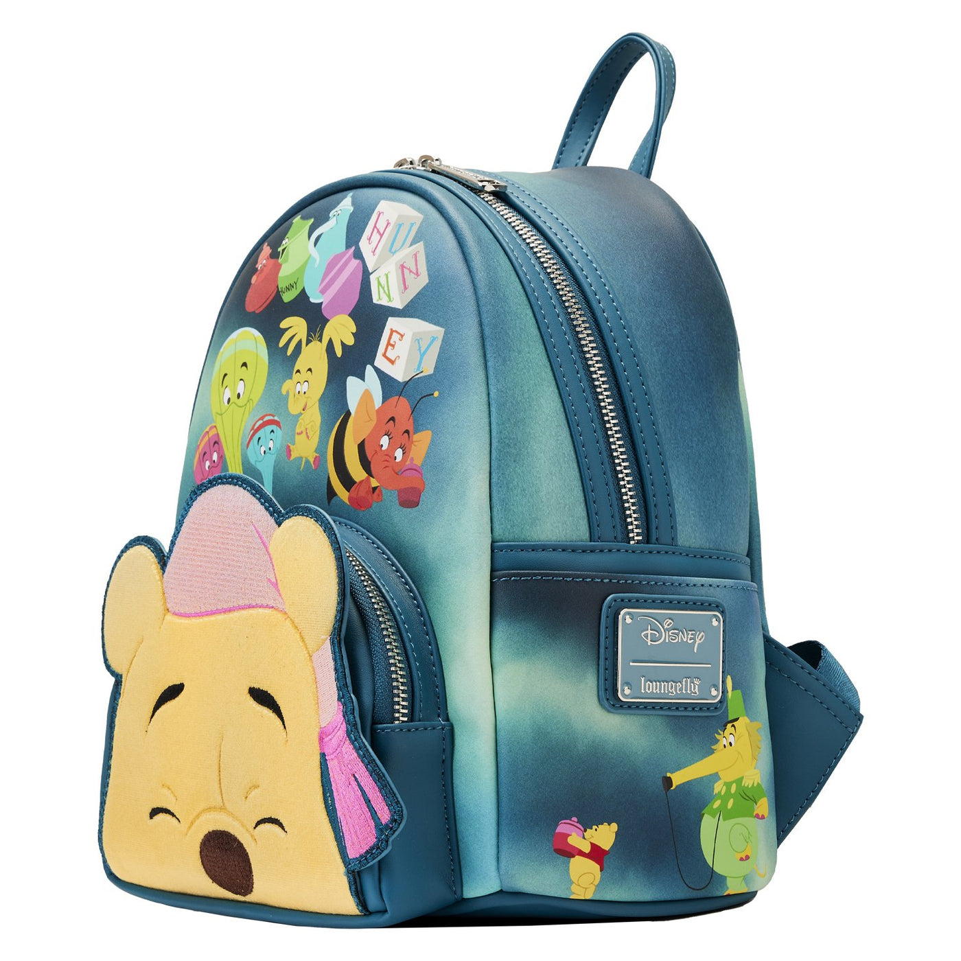 671803451100 - Loungefly Disney Winnie the Pooh Heffalump Dreams Mini Backpack - Side View