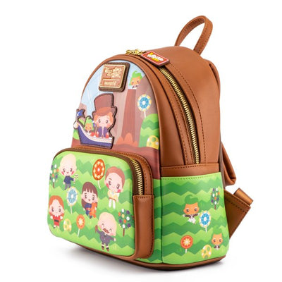 Loungefly Willy Wonka and the Chocolate Factory 50th Anniversary Mini Backpack - Side View