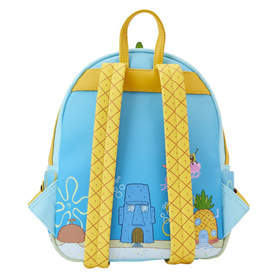 Loungefly Nickelodeon Spongebob Squarepants Pineapple House Mini Backpack - Back
