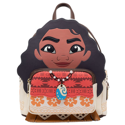671803390928 - 707 Street Exclusive - Loungefly Disney Moana Cosplay Mini Backpack - Front