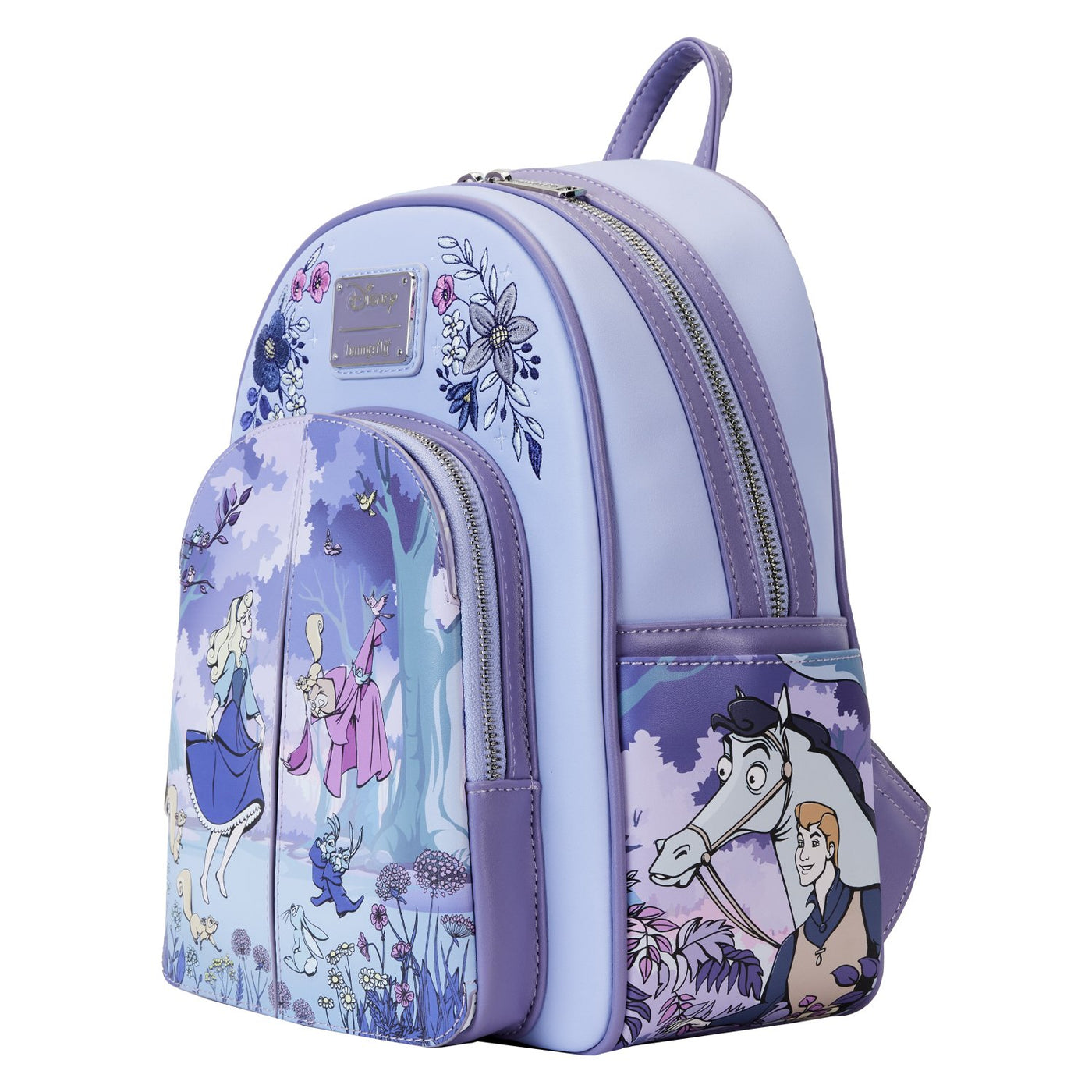 Loungefly Disney Sleeping Beauty 65th Anniversary Scene Mini Backpack - Side