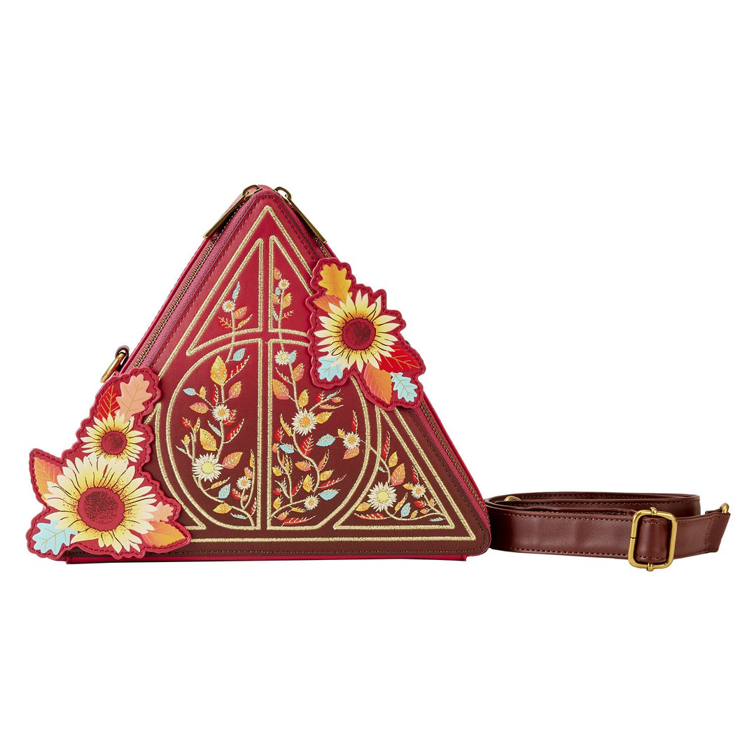 Loungefly Warner Brothers Harry Potter Deathly Hallows Fall Crossbody - Front