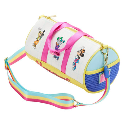 Loungefly Disney Mousercise Duffle Bag - Top View
