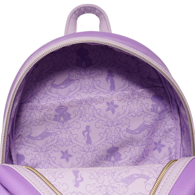 Loungefly Disney Aladdin Jasmine Purple Cosplay Mini Backpack - Entertainment Earth Ex