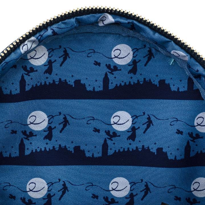 Loungefly Disney Peter Pan Second Star Glow in the Dark Mini Backpack - Lining