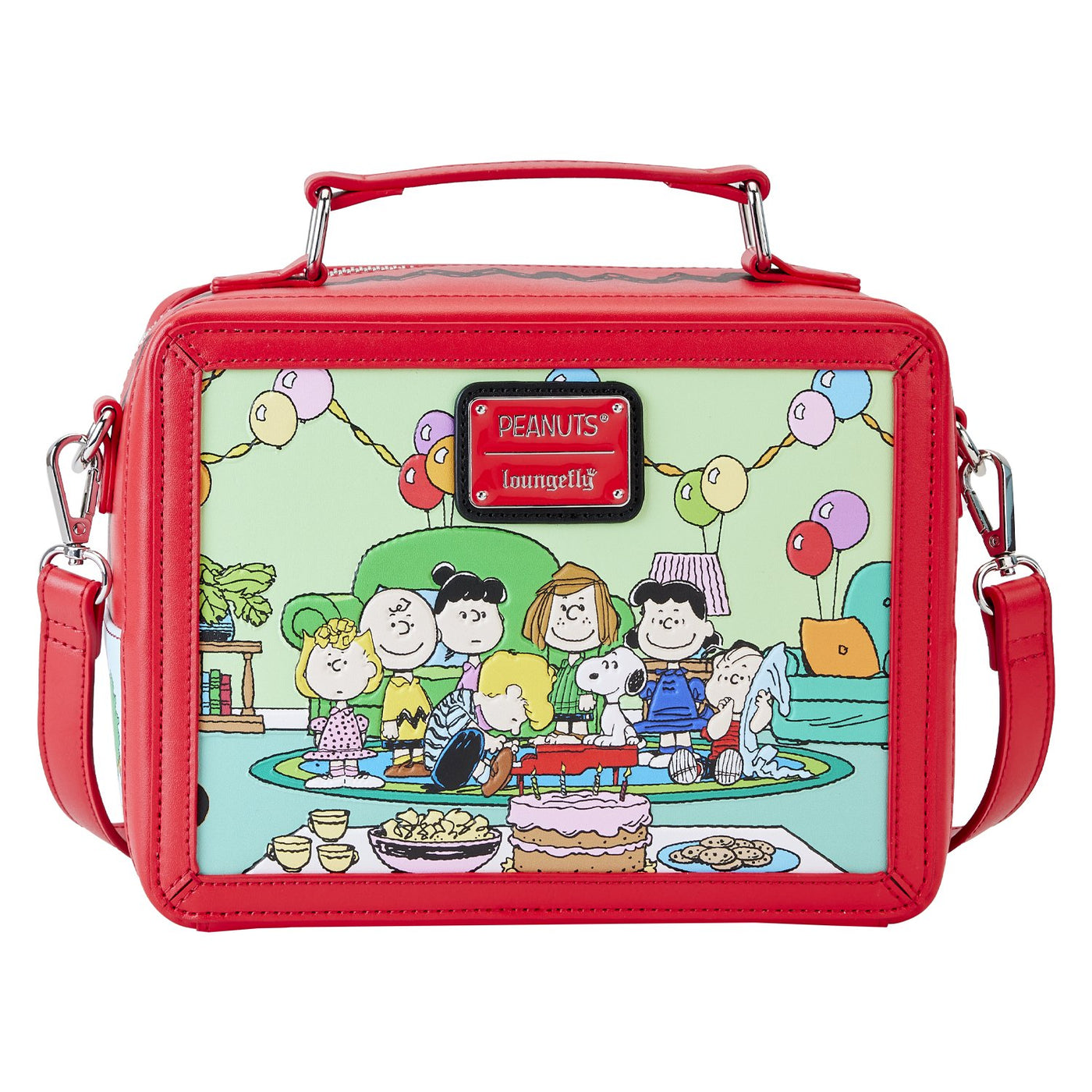 Loungefly Peanuts Charlie Brown Lunchbox Crossbody - Back