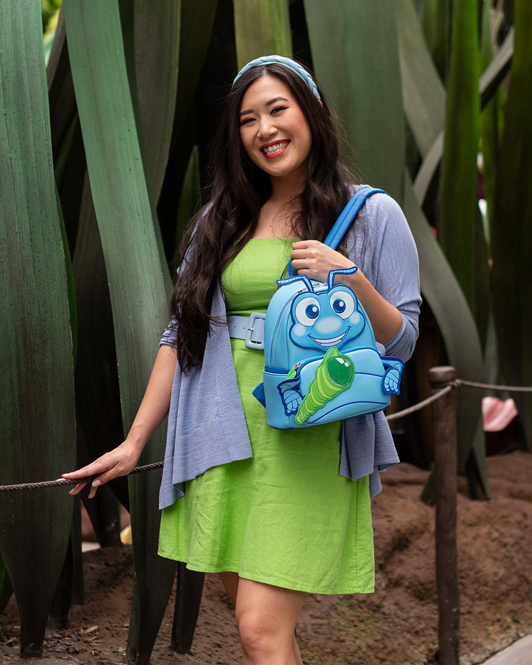 Disney Loungefly Mini Backpack - Sulley w/ Boo Coin Pouch - Monsters Inc