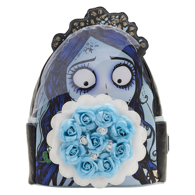 Loungefly Corpse Bride Emily Bouquet Mini Backpack - Front