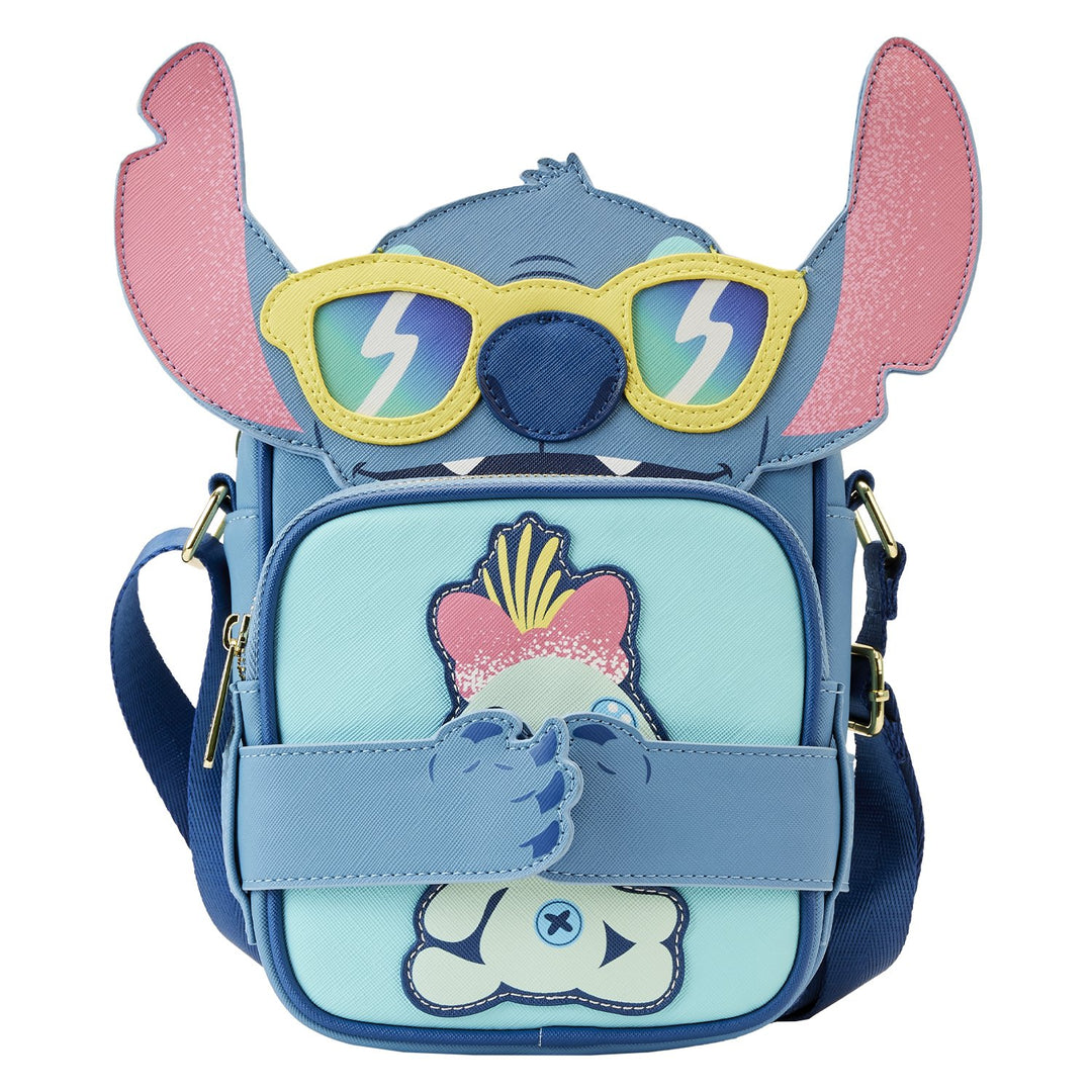671803392045 - Loungefly Disney Stitch Beach Day Crossbuddy - Front