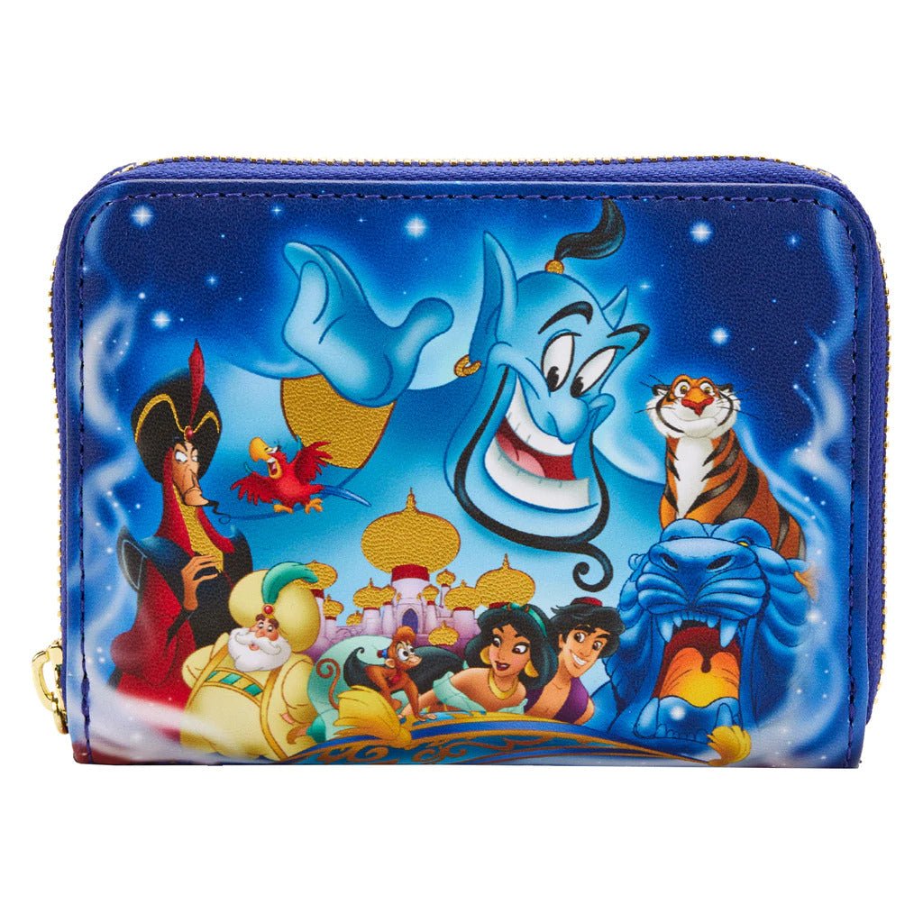 Loungefly Disney Aladdin 30th Anniversary Zip-Around Wallet - Front