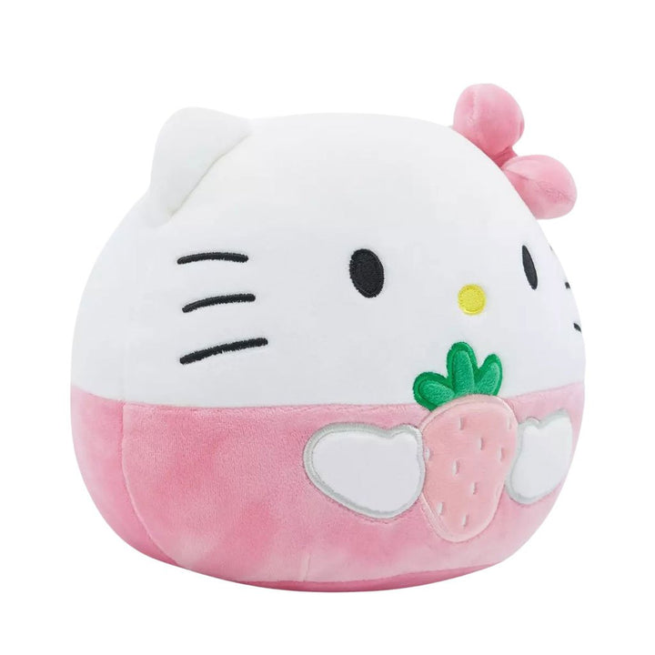 Squishmallows Sanrio 8" Hello Kitty Strawberry Plush Toy - Side View