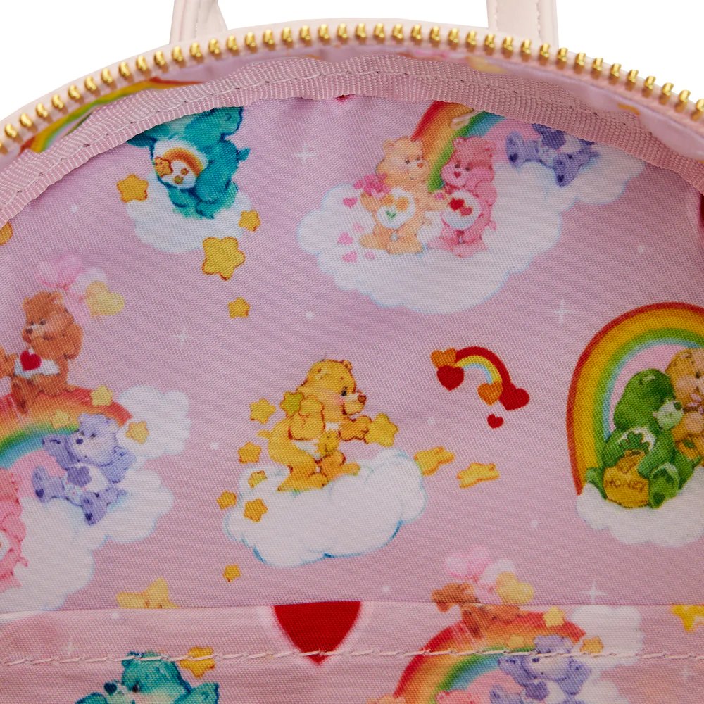 671803447653 - Loungefly Care Bears Cloud Party Mini Backpack - Interior Lining