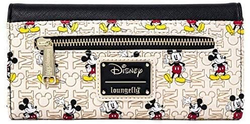 Disney Mickey Mouse Allover Print Hardware Wallt