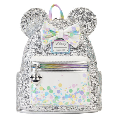 Loungefly Disney Mickey and Friends Birthday Celebration Mini Backpack - Removable Hat