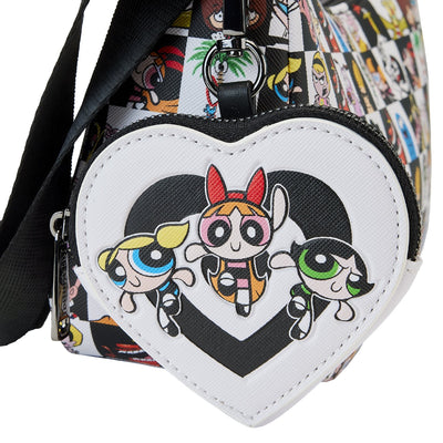 671803466920 - Loungefly Cartoon Network Retro Collage Crossbody with Coin Pouch - Coin Purse