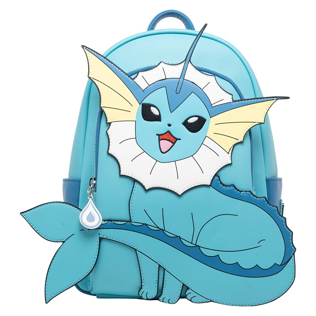 671803451346 - 707 Street Exclusive - Loungefly Pokemon Vaporeon Cosplay Mini Backpack - Front